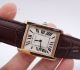 Cartier Tank Rose Gold Leather Strap Replica Watches For Sale (2)_th.jpg